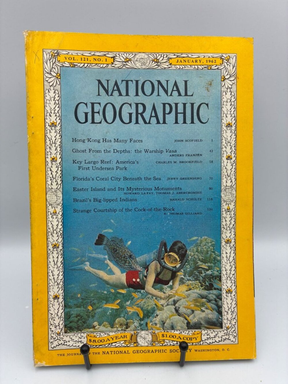 National Geographic Magazine January 1962 Vol. 121 No. 1 Collector’s Edition